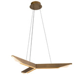 Tachi Chandelier Vintage Brass Small By Kuzco