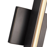 Tachi Wall Sconce Medium Urban Bronze By Kuzco Detailed View