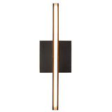 Tachi Wall Sconce Small Urban Bronze By Kuzco Front View