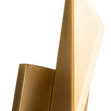 Tachi Wall Sconce Small Vintage Brass By Kuzco Detailed View