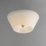 Tack Flush Mount Natural Aged Brass by Maxim Lighting