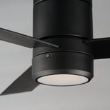 Tanker 52 Hugger Fan Black With Light By Maxim Lighting Detailed View