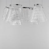 Tartan 3-Light LED Pendant by ET2 - Polished Chrome