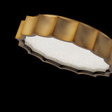 Tarte Flush Mount Aged Brass Medium By Schonbek Detailed View