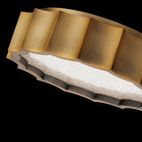 Tarte Flush Mount Aged Brass Small By Schonbek Detailed View