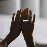 Tau Finger Jewel Bold Titanium By Danese Milano Lifestyle View