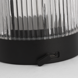 Tawa Accent Rechargeable Table Lamp Black By Visual Comfort Modern Detailed View