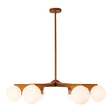 Teak Briar Chandelier by Kuzco Lighting