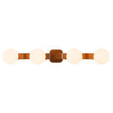 Teak Briar Vanity Light by Kuzco Lighting