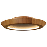 Teak Petra Ceiling Light with Slate Accent by Accord