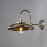 Telal Swan Neck Wall Light - Antique Silver