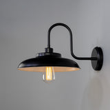 Telal Swan Neck Wall Light - Matt Black