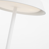 Tepa Accent Rechargeable Table Lamp White By Visual Comfort Modern Side View