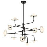 Teramo Chandelier Matte Black 10 Lights By Lib Co.