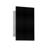 Tersus Outdoor Wall Sconce by Cerno - Textured Black, up and downlight