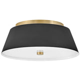 Tess Flush Mount Black Medium By Lark Living