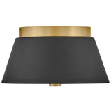 Tess Flush Mount Black Small By Lark Living - Side View2