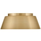 Tess Flush Mount Lacquered Brass Medium By Lark Living - Front View2