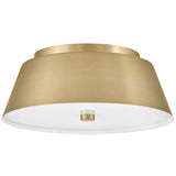 Tess Flush Mount Lacquered Brass Medium By Lark Living
