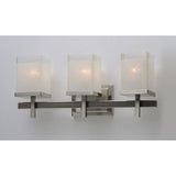 Tetra Bath Vanity Light Satin Nickel by Maxim Lighting