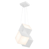 Tetra Pendant Light White By Kuzco Side View