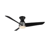Thalia Fan Brushed Nickel Matte Black Medium By Kuzco