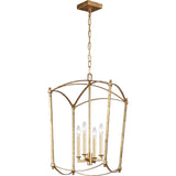 Thayer Lantern Chandelier — 16", Antique Gild