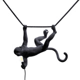 The Monkey Lamp Swing By Seletti, Finish: Black