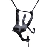 The Monkey Lamp Swing By Seletti, Finish: Black