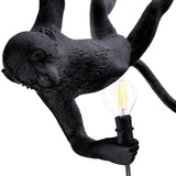 The Monkey Lamp Swing By Seletti, Finish: Black