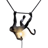 The Monkey Lamp Swing By Seletti, Finish: Black