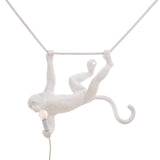 The Monkey Lamp Swing By Seletti, Finish: White