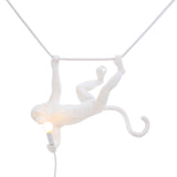 The Monkey Lamp Swing By Seletti, Finish: White