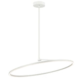 The Trundle Pendant Light Extra Large White By Matteo - Side View