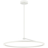 The Trundle Pendant Light Large White By Matteo