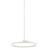 The Trundle Pendant Light Small White By Matteo - Front View