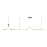 Thread Linear Suspension — 10 Feet, Brushed Gold