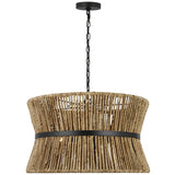 Thurlo Suspension Medium Midnight Black By Visual Comfort Studio - Front View
