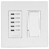 White Timer 1 Dimmer Timer Dimmer Combo by Eurofase Heating