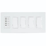 White Timer 4 Dimmer Timer Dimmer Combo by Eurofase Heating