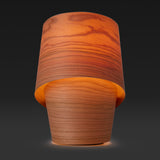 Tiny Table Lamp Natural Cherry By LZF Lamps - With Light1