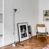 Toio LED Floor Lamp White By Flos - Lifestyle View1