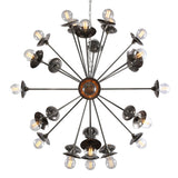 Tokyo Chandelier - Antique Silver