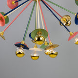 Tokyo Multi Coloured - Satin Brass