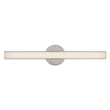 Tole Wall Sconce — 24 Inch, Brushed Nickel