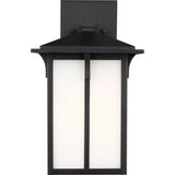Tomek Outdoor Wall Lantern — 14 Inch, Black