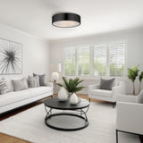 Tommy Surface Mount Medium Black By Maxim Lighitng Lifestyle View