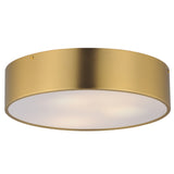 Tommy Surface Mount Medium Satin Brass By Maxim Lighitng