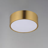 Tommy Surface Mount Small Satin Brass By Maxim Lighitng Front View