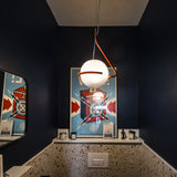 Tonda Pendant Small Orange By Foscarini Lifestyle View2